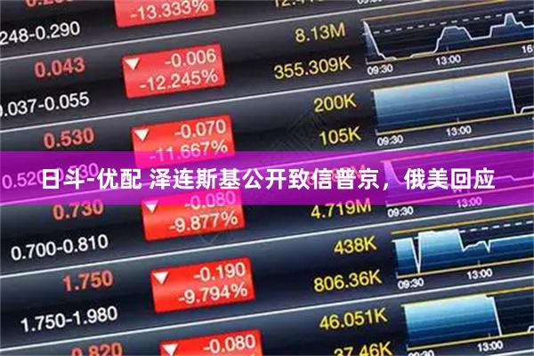 日斗-优配 泽连斯基公开致信普京，俄美回应